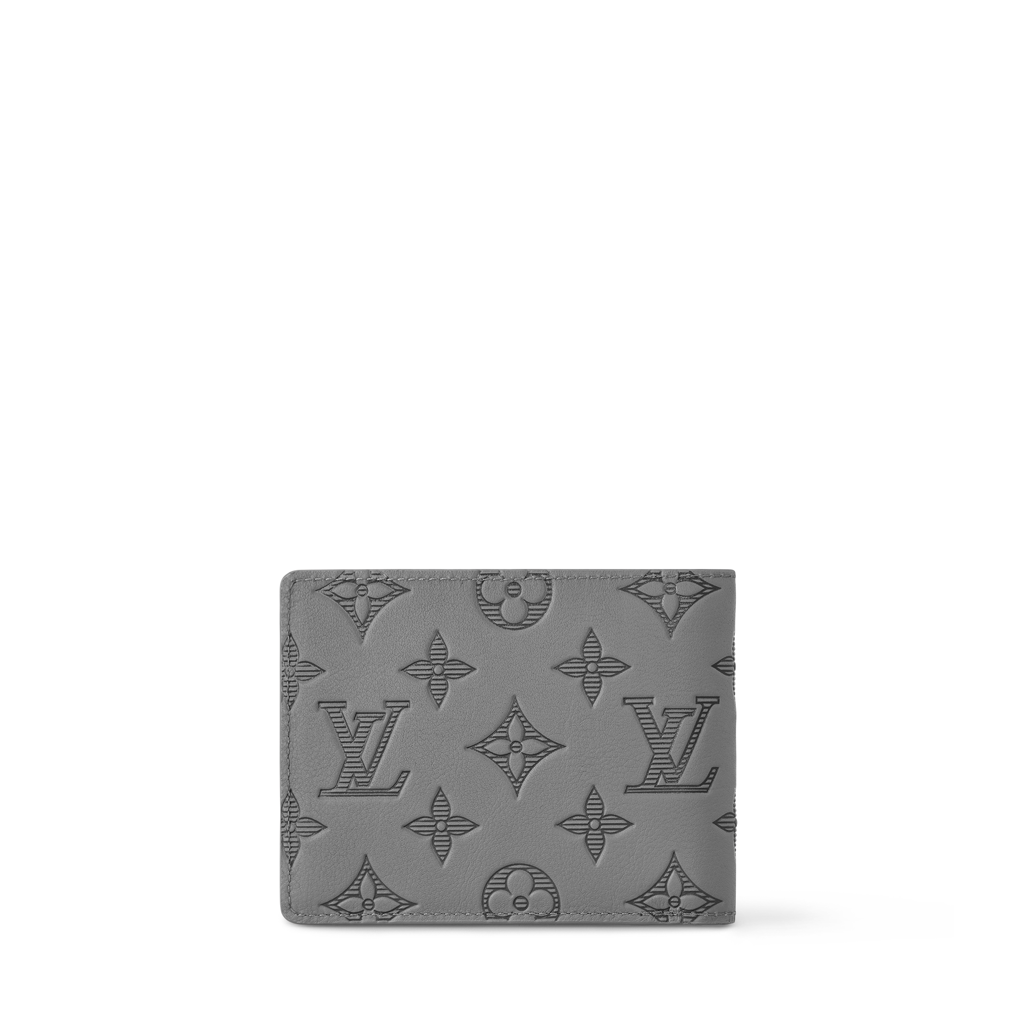 LOUIS VUITTONのグレー金属ハンガー Multiple Wallet Monogram Shadow Leather - } - M81383 | LOUIS VUITTON